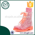 women shoes boots transparent boots B-817